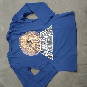 💥50% sale💥"Wookie ate my homework" long sleeve tee szM #b89